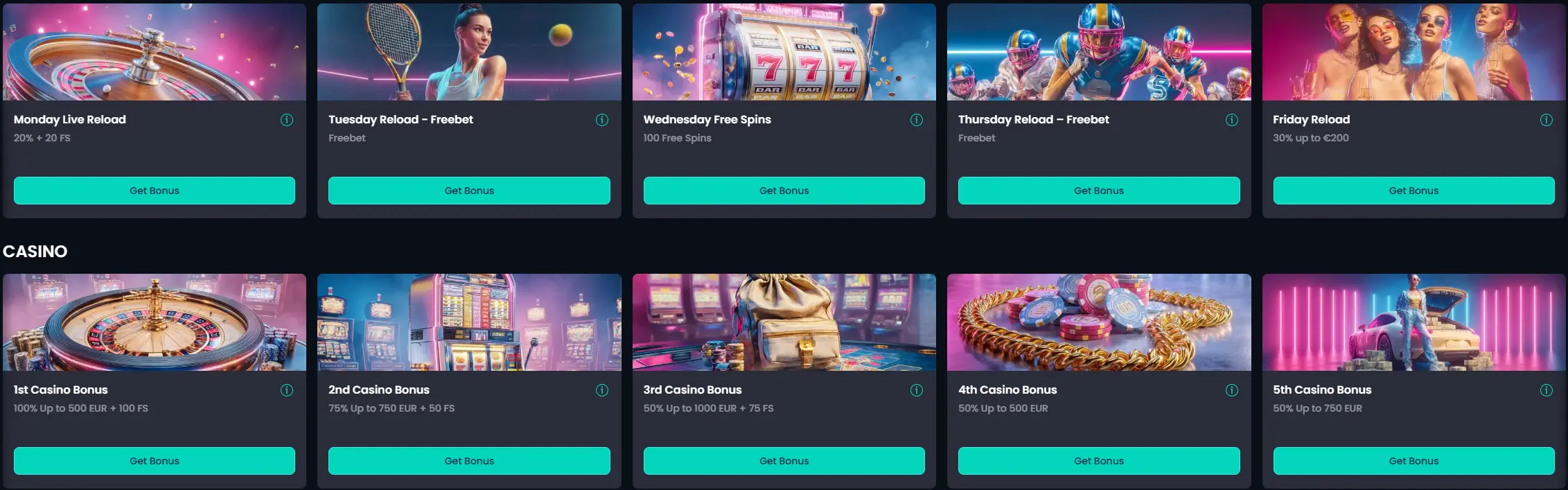 Likesbet Casino App bonuses and promotions